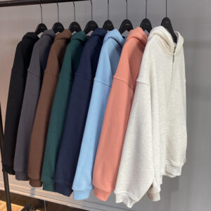 360g Fleece Zip-Up Hoodie｜Double Metal Zipper, Anti-Pilling Fabric