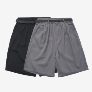 Unisex Linen-Feel Relaxed Tailored Shorts (Summer Collection)