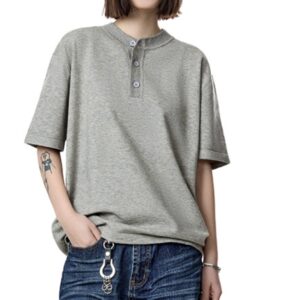 Men’s TENCEL™ Henry Collar Short Sleeve Knit Top – Soft & Sophisticated Spring/Summer Tee