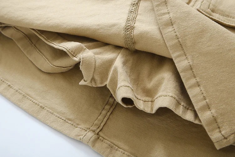 3 a字牛仔短裙半身裙女欧美风高腰口袋弹力工装裙裤 (1)