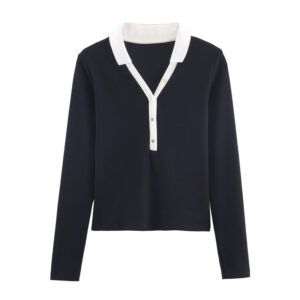 Oversized Double-Faced Knit Sweater | Fall 2025 Collection | Relaxed Fit Double-Faced Knit Top